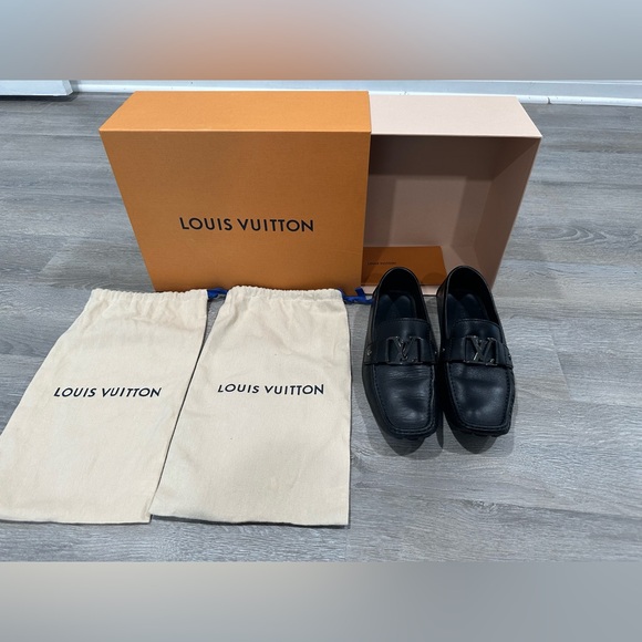 LOUIS VUITTON MONTE CARLO MOCCASIN A095 - Picture 1 of 8